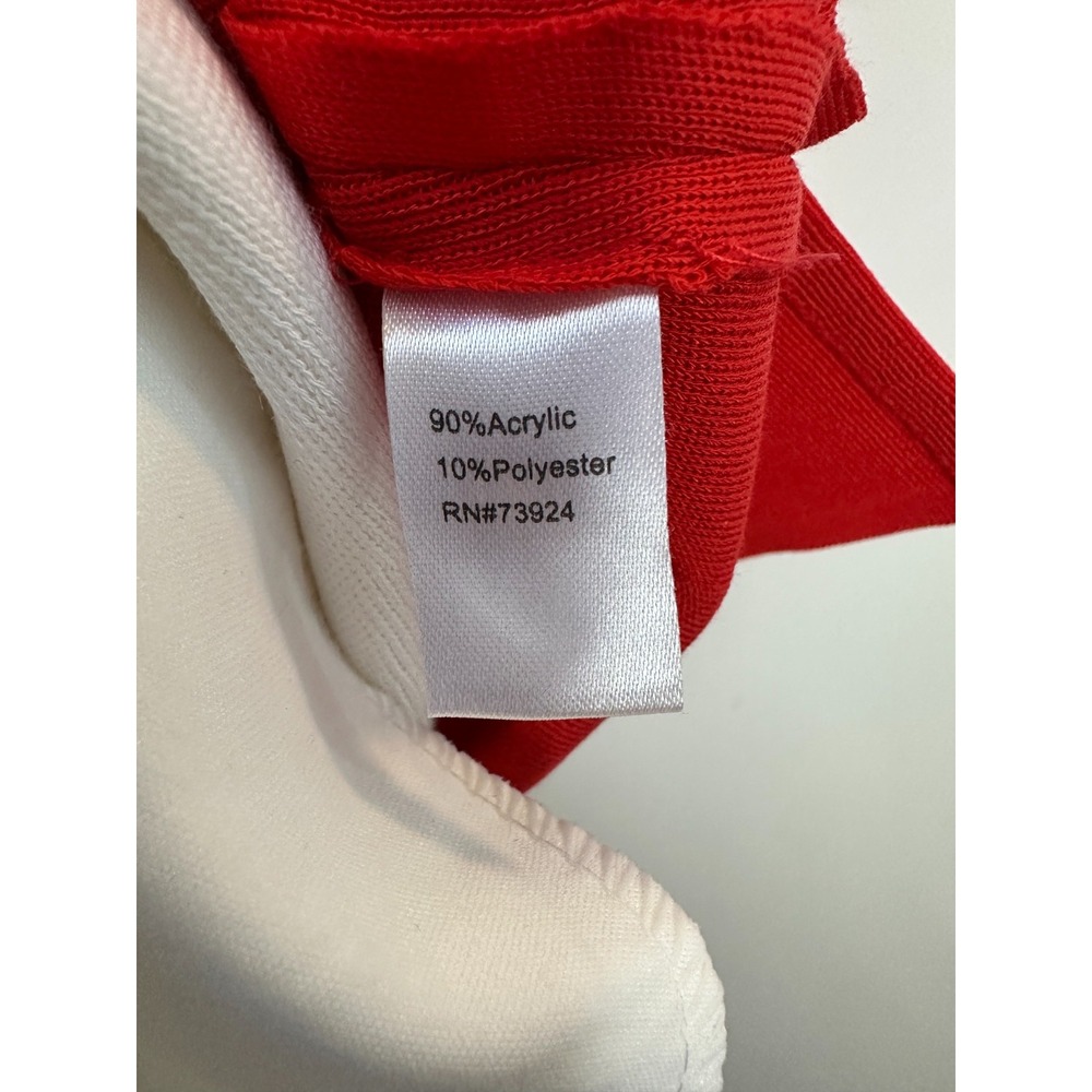 Ming Wang Floral Knit Jacket & Tank Top Set PS XS Red Off White Classy Mature - Picture 8 of 16